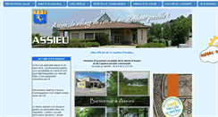 Desktop Screenshot of mairie-assieu.com