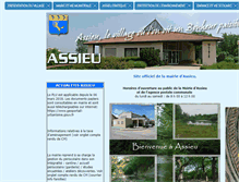Tablet Screenshot of mairie-assieu.com